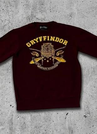 Бордовый свитшот harry potter «gryfffindor quidditch