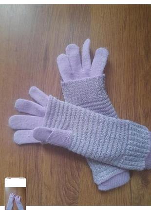 Рукавички 2в1 .one size 3