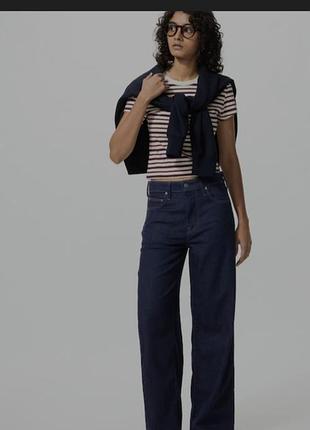 Жіночі темно сині джинси від бренду uniqlo