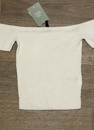 Топ жіночий h&m розмір s молочного кольору