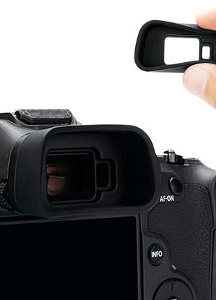 Подовжений окуляр для камер canon eos r7 kiwifotos long eyecup ke-r7 захисний наочник для камери canon