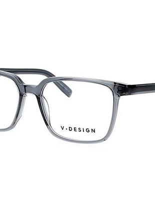 Оправа для окулярів v design t185gr квадратна напівпрозора оправа для окулярів