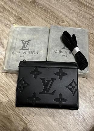 Сумка чоловіча louis vuitton чорна