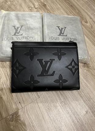 Сумка чоловіча louis vuitton чорна 2