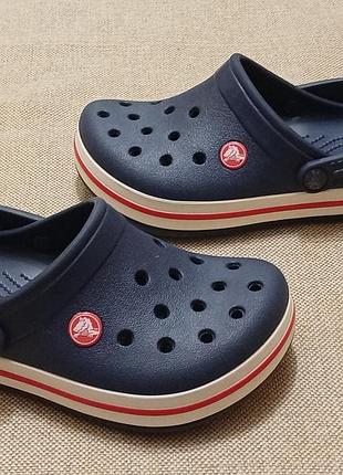 Сабо для дітей crocs j1 сині