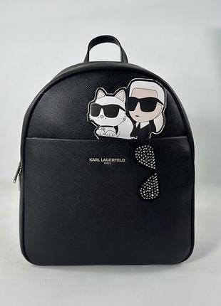 Рюкзак жіночий karl lagerfeld чорний
