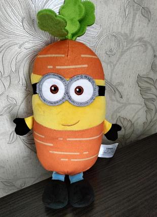 Мягкая игрушка миньон морковь тем (minions