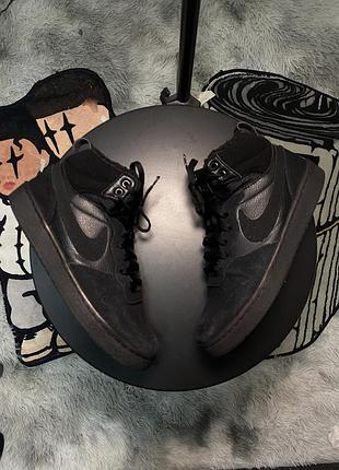 Nike court borough mid 2 boot зимові черевики, чорні, 40