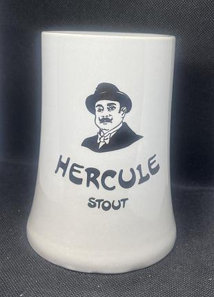 Фірмова керамічна кружка (келих або чопа) для бельгійського пива hercule stout