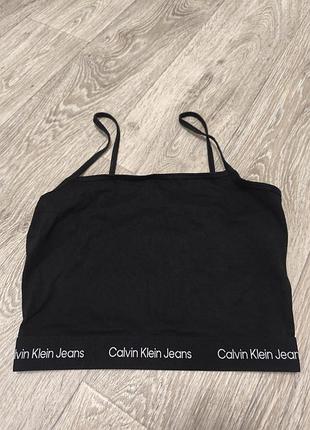 Топ на тонких брительках calvin klein jeans