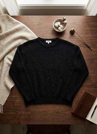 : жіночий чорний пухнастий светр sweewe paris (розмір s/m) опис: продам дуже затишний та стильний чорний светр від французького бренду sweewe paris.