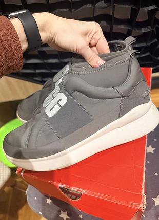 Черевики жіночі ugg сірі 3
