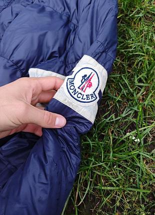 Чоловічий пуховик moncler maya синій 2
