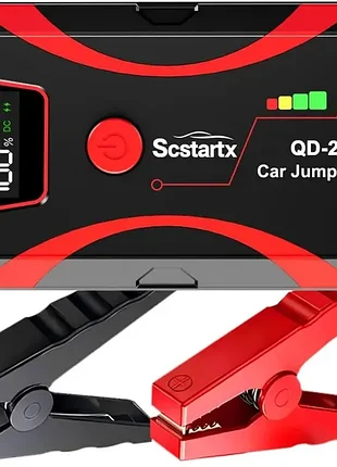 Автомобільний пусковий пристрій 2000a — портативний jump starter, бустер для авто, мотоцикла 12v