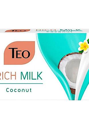 Мило тверде косметичне teo rich milk coconut 90 г 7404