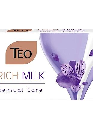 Мило тверде косметичне teo rich milk sensual care 90 г 7374