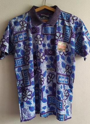 Футболка-поло adidas take off vintage 90s  l