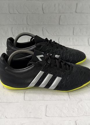 Футзалки адідас adidas ace 15.4 in size 43 розмір бампи залки кросівки для спортзалу кроссовки оригінал