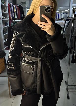 Жіноча дублянка maniere de voir чорна