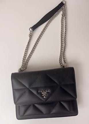 Крос-боді жіноча prada чорна