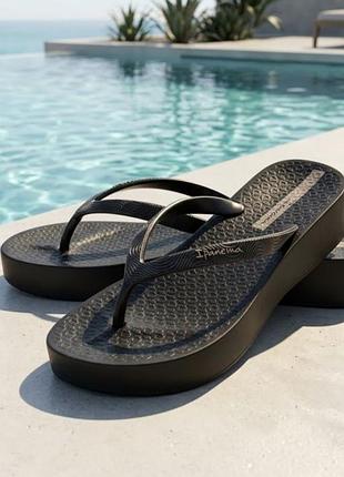 Оригінальні в'єтнамки на платформі ipanema mesh x plat (бразилія), р.37
