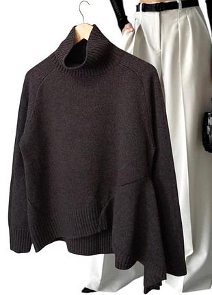 Очень крутой свечер новой коллекции zara с содержанием шерсти