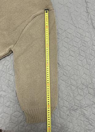 Светр бежевий джемпер кофта zara зара 9