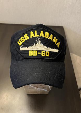 Uss alabama кепка вмс сша, бейсболка
