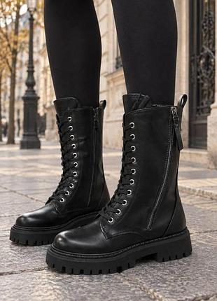 Черевики жіночі trendy зимові 39 чорні (p1024-1)