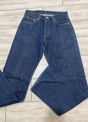 Джинси темно сині levi strauss 28w 32 l орігінал