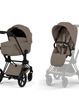 Коляска cybex priam comfort 2в1 coconut brown