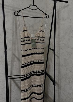 Вʼязаний сарафан h&m