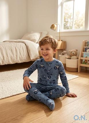 Детский трикотажный человечек комбинезон для мальчика 4т 5т слип old navy сша