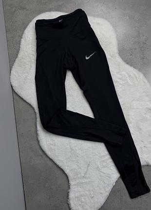 Nike легінси лосіни чорні для спорту розмір s