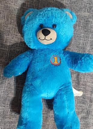 М'яка іграшка ведмедик b-a-b build a bear блакитний tomas