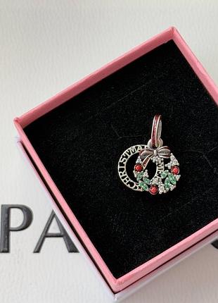 Pandora новорічні шарми пандора намистина шарм бусінка підвіска новорічна колекція