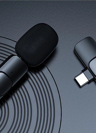 Бездротовий мікрофон петличний к8 massa для iphone (type-c)