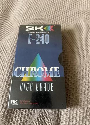 Відеокасета skc chrome e-240 vhs high grade