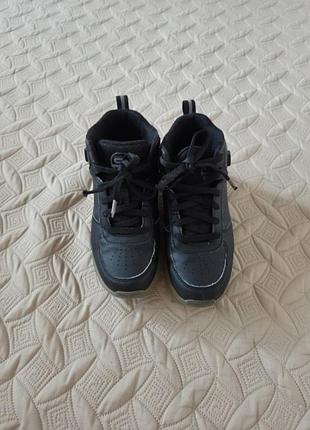 Черевики для хлопчика skechers чорні, 22 см