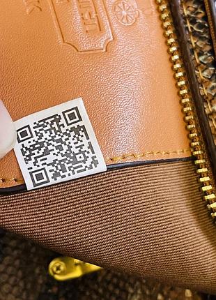 Сумка coach alie shoulder оригінал пітон 9