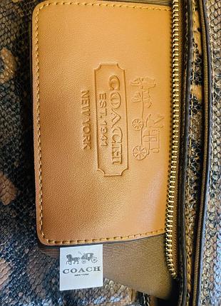 Сумка coach alie shoulder оригінал пітон 8
