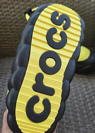 Теплі дутики crocs overpuff boot cyber yellow 4