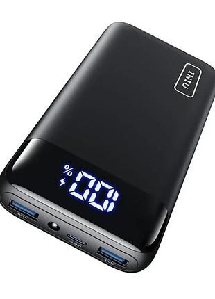 Powerbank iniu portable charger, 22.5w 20000mah pd 3.0+qc 4.0 led display (bi-b5)