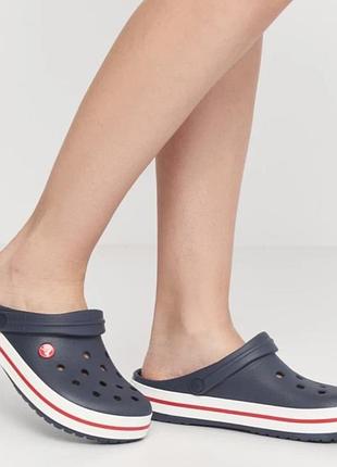 Оригинальные кроксы, Сабо, шлепанцы crocs crocband clog navy