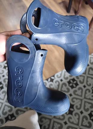 Гумові чоботи для дітей crocs c10 сині
