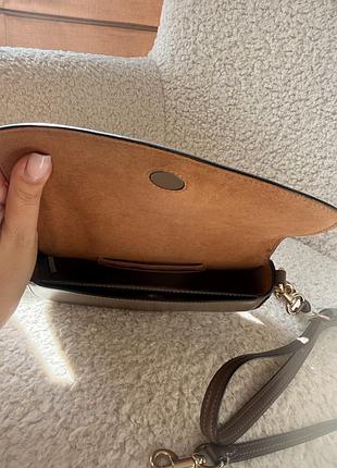 Сумки для жінок coach, бежева, шкіряна 4