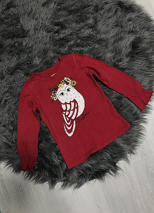 Футболка с длинным рукавам ,яркая кофта