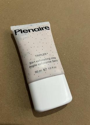 Маска для обличчя plenaire tripler 3-in-1 exfoliating clay, 30 мл
