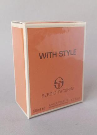 Sergio tacchini with style 50 мл для мужчин (оригинал)