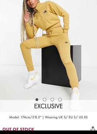 Спортивний костюм жіночий the north face, гірчичний, розмір с-м